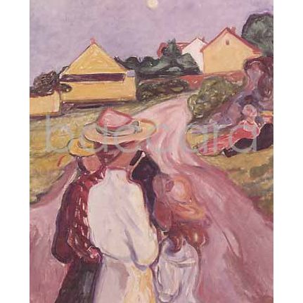 678 Edvard Munch kunstkort 12x17 cm 5-pakk