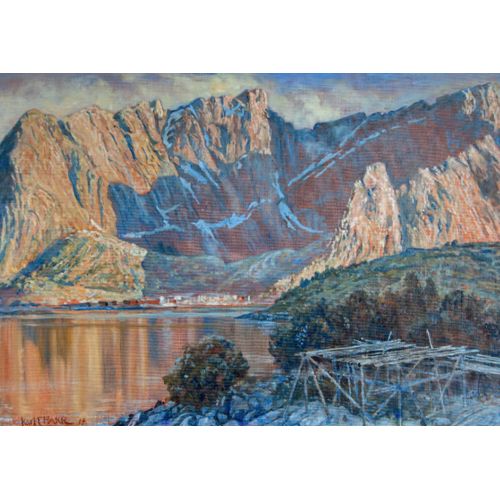 687 Karl Erik Harr kunstkort 12x17 cm 5-pakk