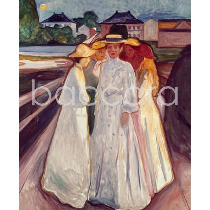 680 Edvard Munch kunstkort 12x17 cm 5-pakk