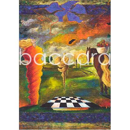 645 Elling Reitan kunstkort 12x17 cm 5-pakk