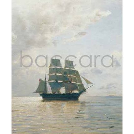 667 H F Gude kunstkort 12x17 cm 5-pakk