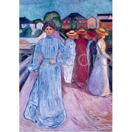 649 Edvard Munch kunstkort 12x17 cm 5-pakk