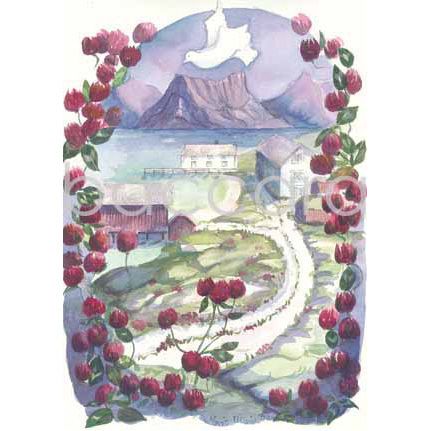 413 Marit E Bakken kunstkort 12x17 cm 5-pakk