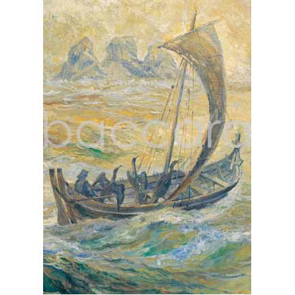 568 Karl Erik Harr kunstkort 12x17 cm 5-pakk