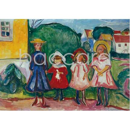 529 Edvard Munch kunstkort 12x17 cm 5-pakk