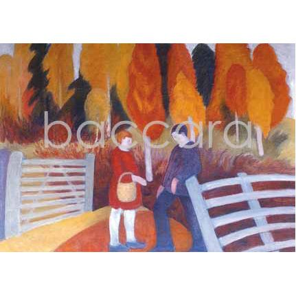 484 R Thygesen kunstkort 12x17 cm 5-pakk