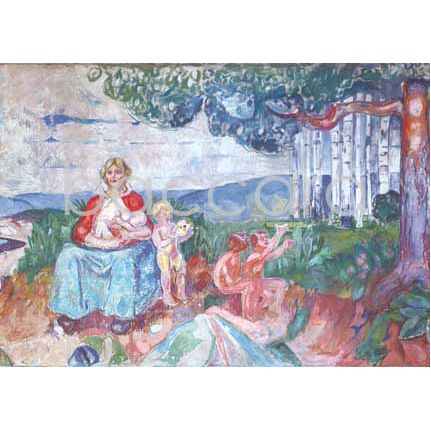 401 Edvard Munch kunstkort 12x17 cm 5-pakk