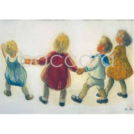 553 Borghild Rud kunstkort 12x17 cm 5-pakk