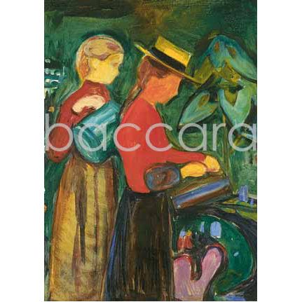 397 Edvard Munch kunstkort 12x17 cm 5-pakk