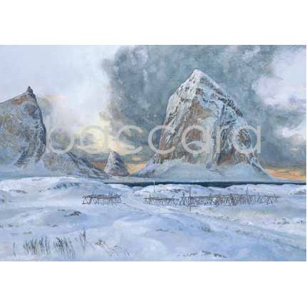 377 Karl Erik Harr kunstkort 12x17 cm 5-pakk