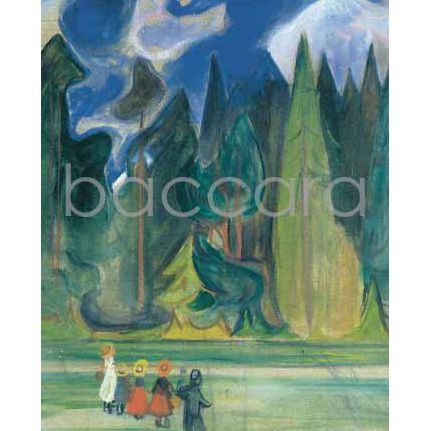 357 Edvard Munch kunstkort 12x17 cm 5-pakk