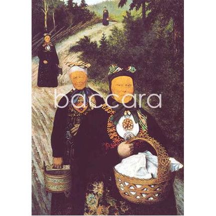 227 Th. Kittelsen kunstkort 12x17 cm 5-pakk