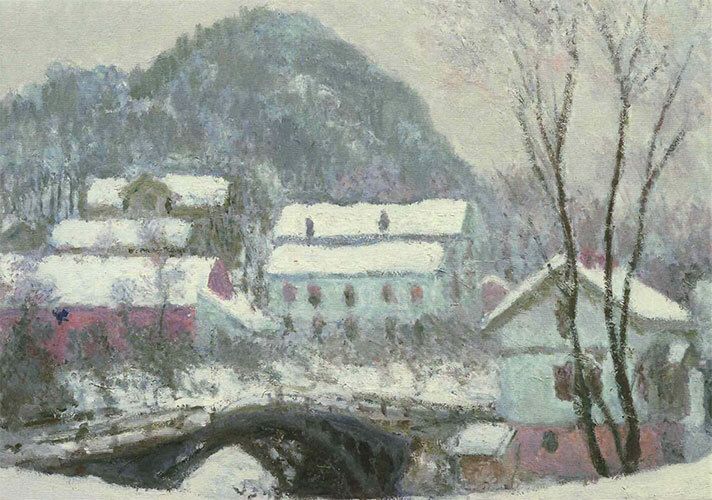 2059 kunstkort 12x17 cm 5-pakk