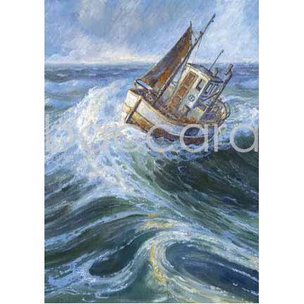 376 Karl Erik Harr kunstkort 12x17 cm 5-pakk