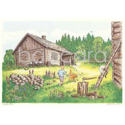 289 G Holli kunstkort 12x17 cm 5-pakk