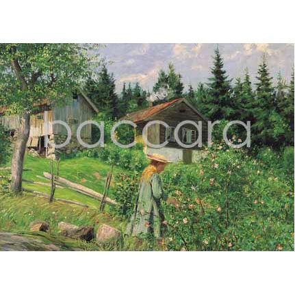 231 Gustav Wentzel kunstkort 12x17 cm 5-pakk