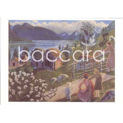 214 Nikolai Astrup kunstkort 12x17 cm 5-pakk