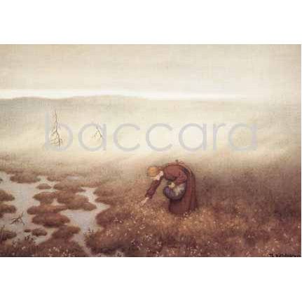 284 Th. Kittelsen kunstkort 12x17 cm 5-pakk