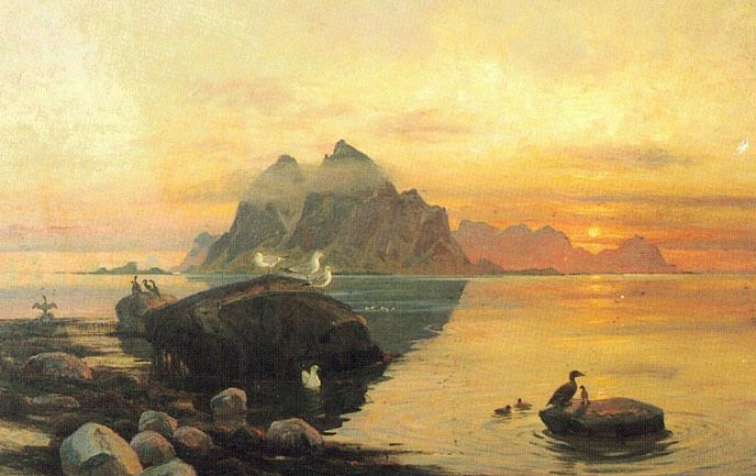 Minikort doble 9x6cm Torolf Holmboe