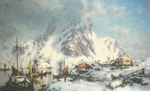 Minikort doble 9x6cm G. Berg