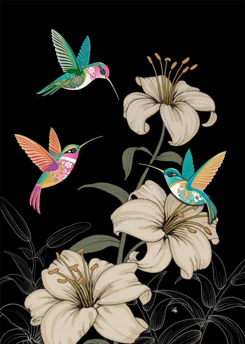 Bug Art Doble Kort 12x17