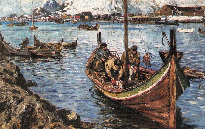 Minikort doble 9x6cm Gunnar Berg