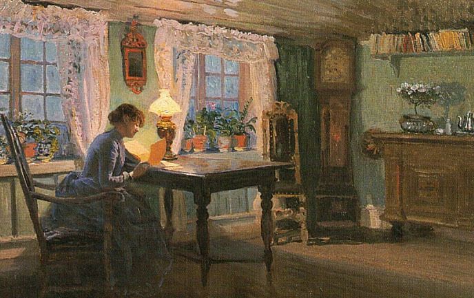 Minikort doble 9x6cm Chr. Skredvig