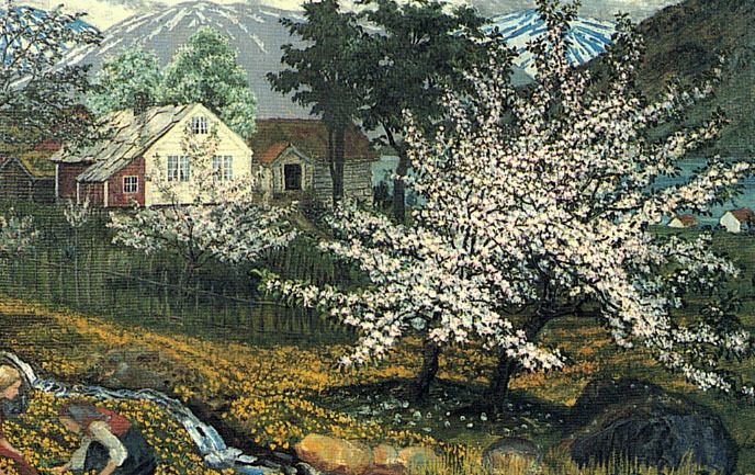 Minikort doble 9x6cm Astrup