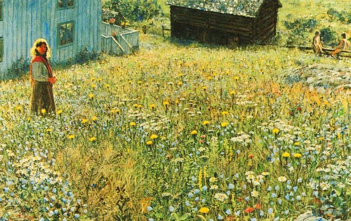 Minikort doble 9x6cm Arne Paus