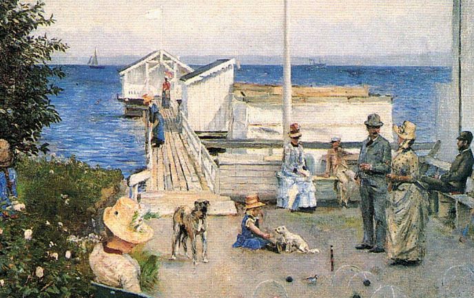 Minikort doble 9x6cm H. Heyerdal