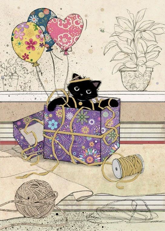 Bug Art Black Ink Doble Kort 12x17