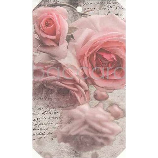 H026 Vintage gavelapp 6.3x10.5 cm 20-pakk