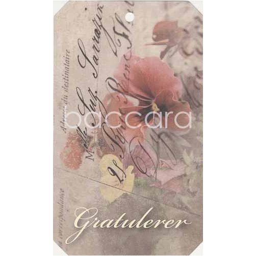 H002 Vintage gavelapp 6.3x10.5 cm 20-pakk