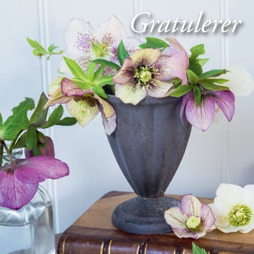 12x12 cm enkle kort 10-pakk