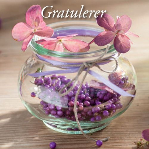 12x12 cm enkle kort 10-pakk