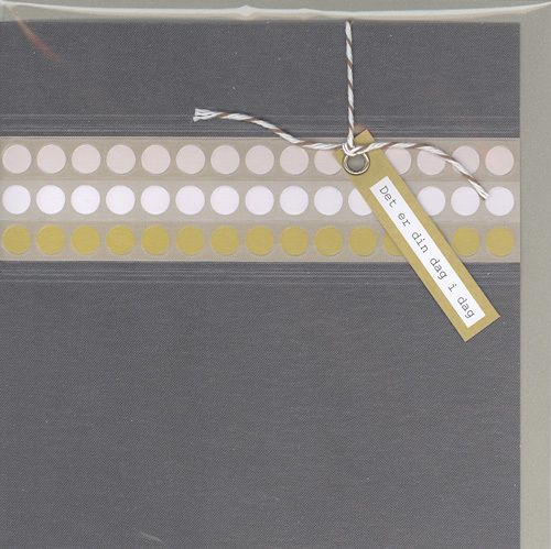 Cinnamon Aitch Cornflower Doble Kort 12x12