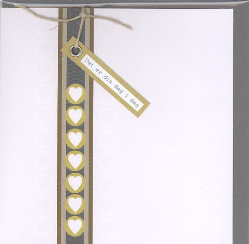 Cinnamon Aitch Cornflower Doble Kort 12x12