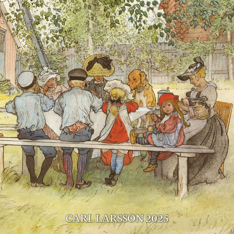 Vegg Kalender 18x18 Carl Larsson 2025
