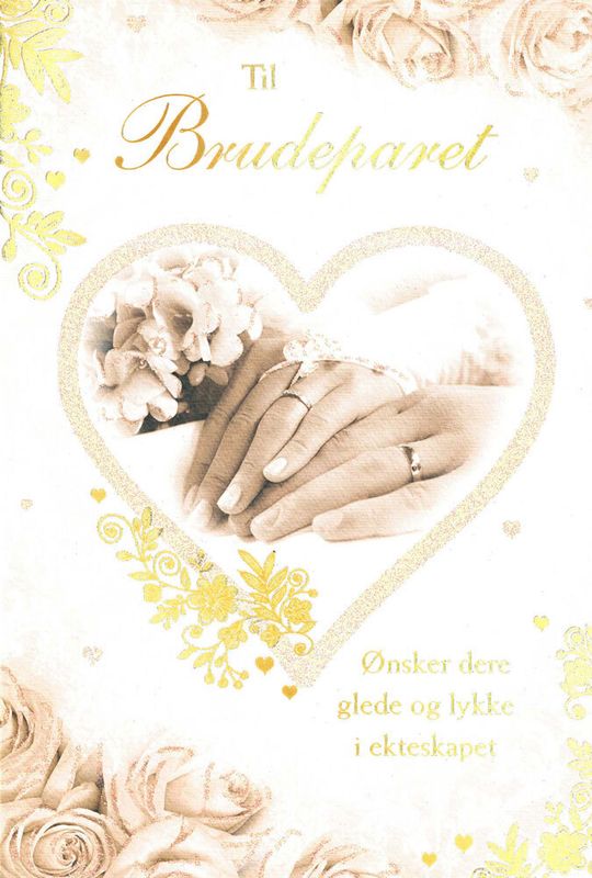 Til et nydelig par 15x23cm