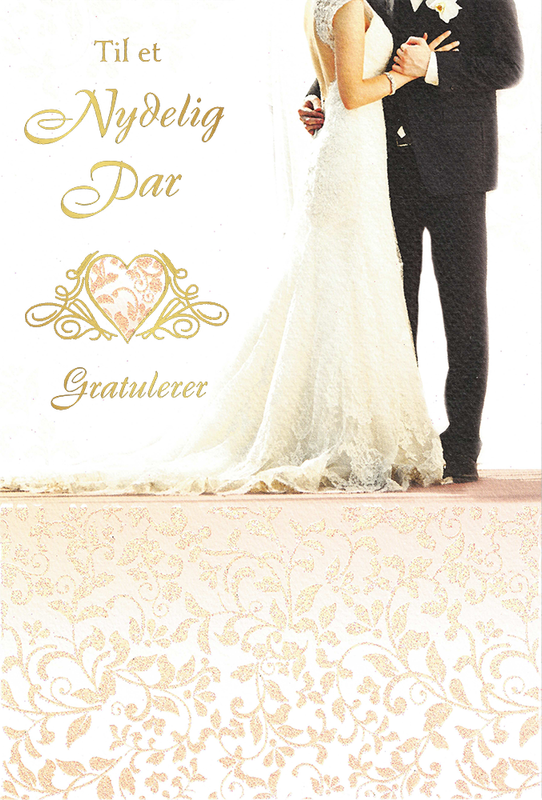 Til et nydelig par 15x23cm