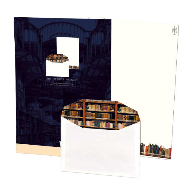 Brevarksett 10 Ark med Konvolutt