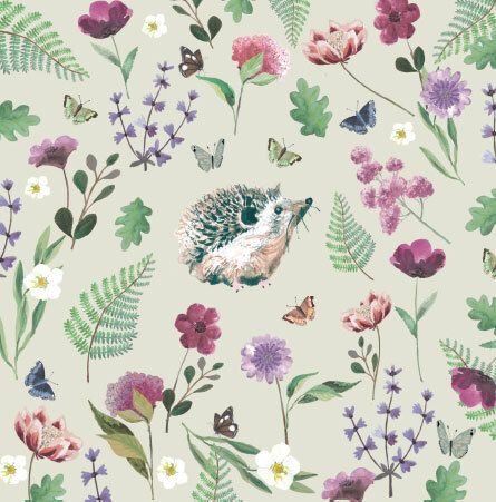 HKD 16x16 Country Garden m/bladgull