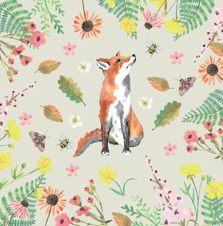 HKD 16x16 Country Garden m/bladgull