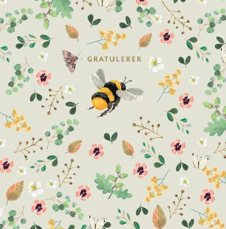 HKD 16x16 Country Garden m/bladgull