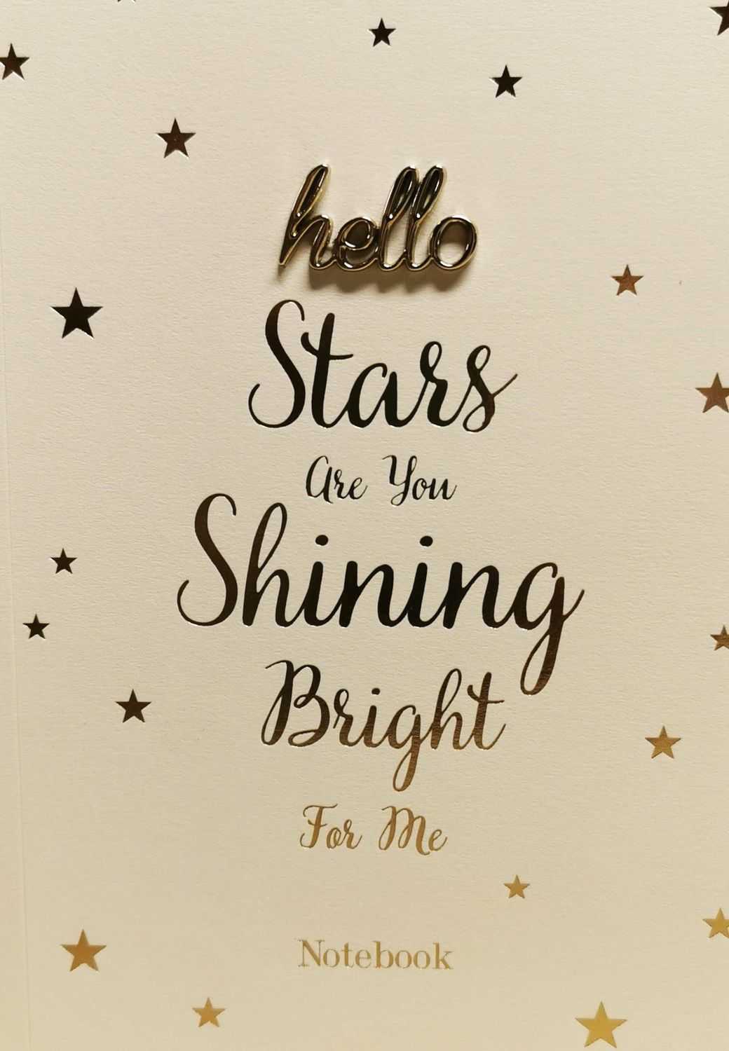 Hearts Design A5 "Hello Stars, Are you shining..."