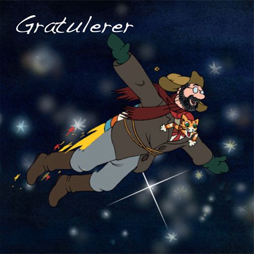 Gubben og Katten - Gratulerer 12x12