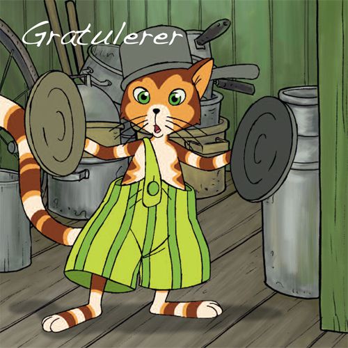 Gubben og Katten - Gratulerer 12x12