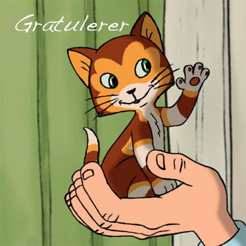 Gubben og Katten - Gratulerer 12x12
