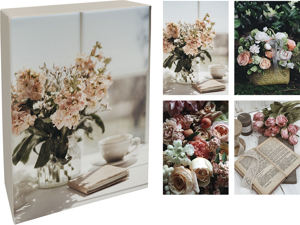 Paperly doble kort i eske