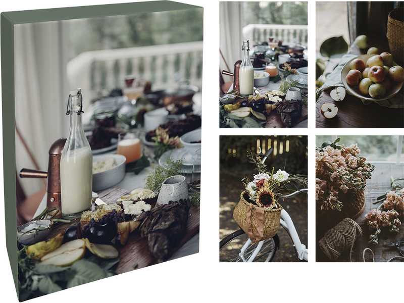 Paperly doble kort i eske